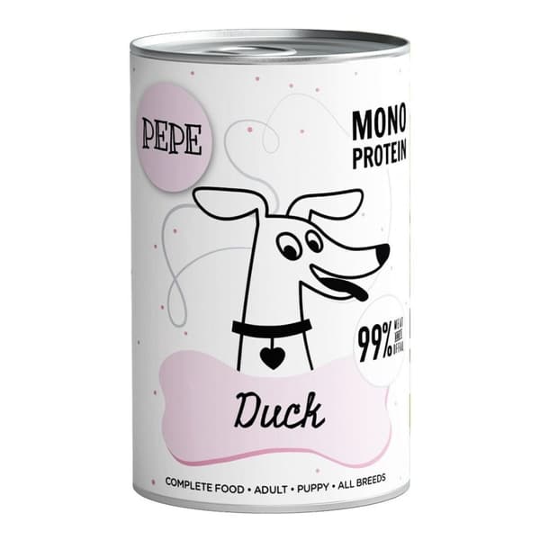 Våt mat Paka Zwierzaka Pepe Duck Anka 400 g