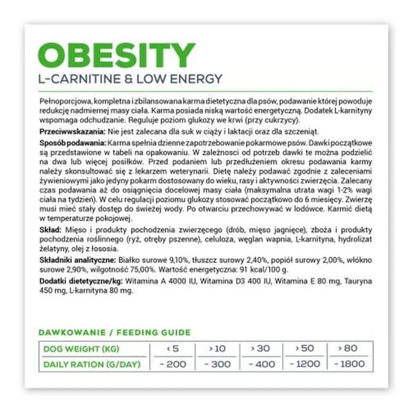 Våd mad VETEXPERT Veterinary Diet Obesity Dog 400 g