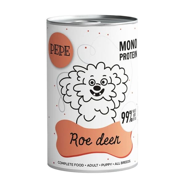 Våt mat Paka Zwierzaka Pepe Roe deer 400 g