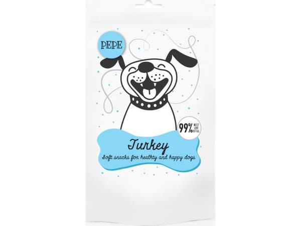 Paka Zwierzaka Paka Zwierzaka Paka Zwierzaka Pepe Mini Chunkies Turkey Dog Treat 80 g