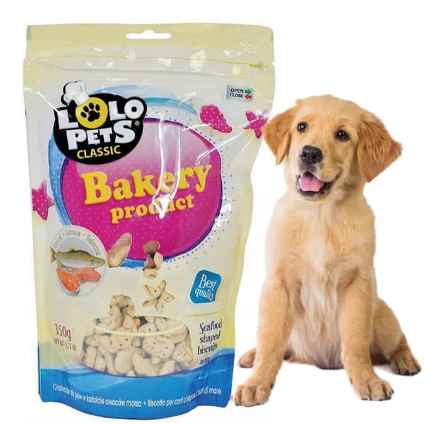 Lolo Pets koiranherkut lohikeksit 350g