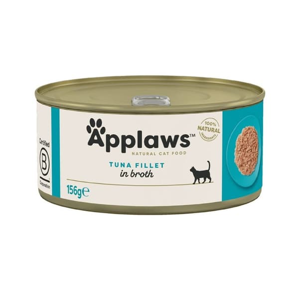 Kissanruoka Applaws Tuna fillet in broth Tonnikala Kala 156 g
