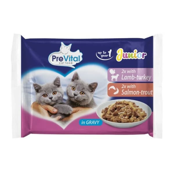 Kissanruoka Prevital 4 x 100 g