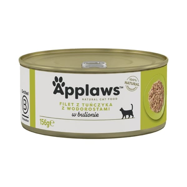 Kissanruoka Applaws Tuna fillet with seaweed in broth Kala 156 g