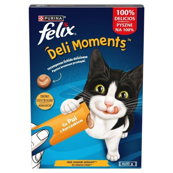 Snack for Cats Purina Felix Deli Moments Chicken Kana 4 x 10 g