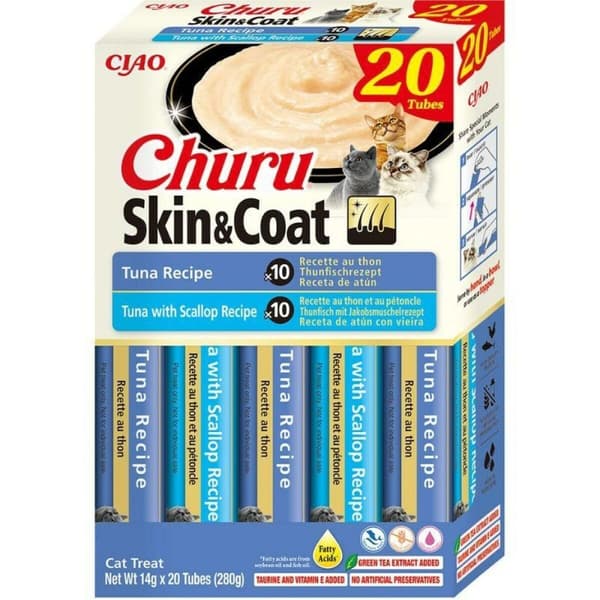 Snack for Cats Inaba Churu Skin&Coat Kala