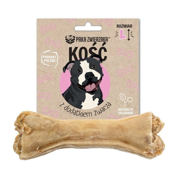 Hundesnack Paka Zwierzaka Bone with tripe additive L 13,5 cm Beef 70 g