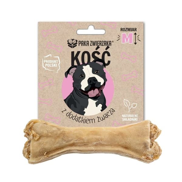 Hundesnack Paka Zwierzaka Bone with tripe additive M 12 cm Beef 55 g