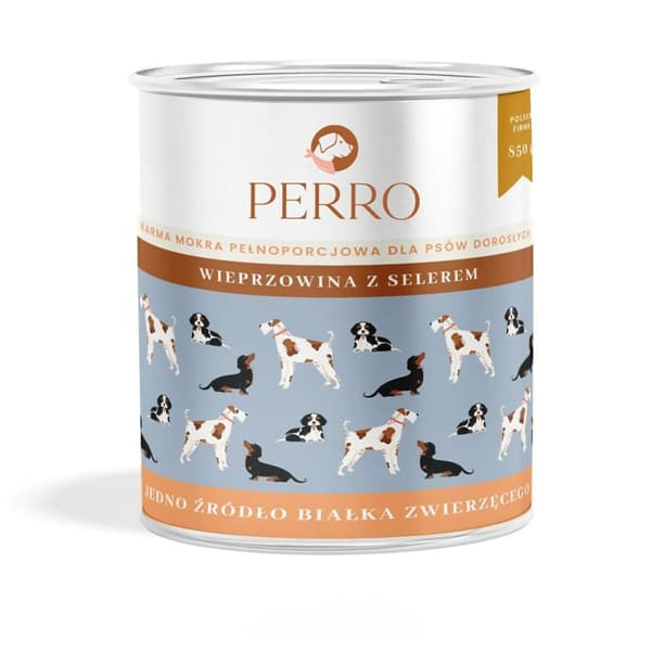 Våd mad PERRO Gris
