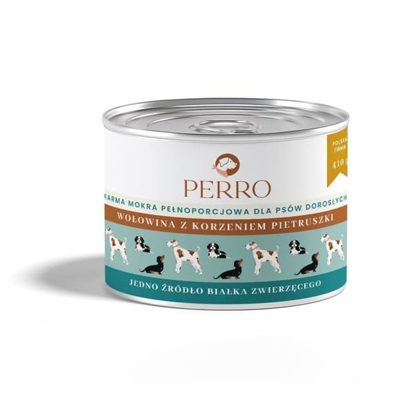 Kostea ruoka PERRO Pihvi 410 g