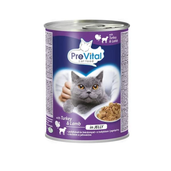 Kattmat Prevital 415 g Kalkon Lamm