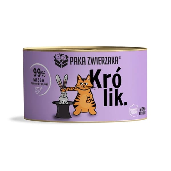 Kattmat Paka Zwierzaka Kanin 200 g