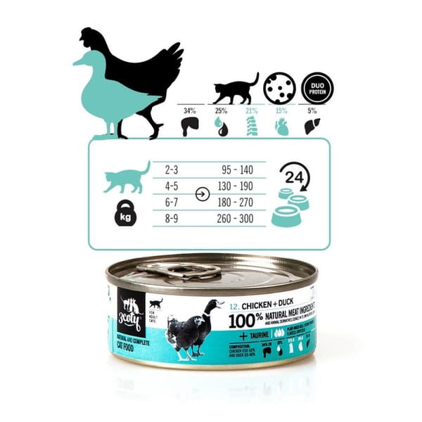 Kattmat 3COTY Kyckling 80 g