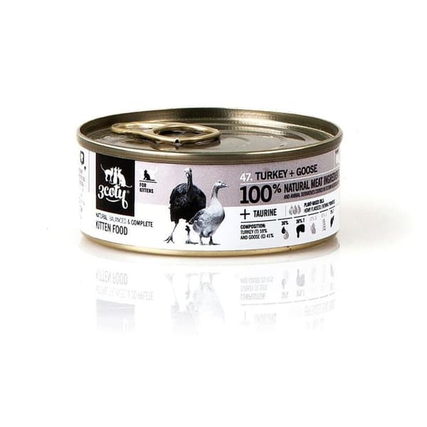 Kattmat 3COTY Kalkon 80 g
