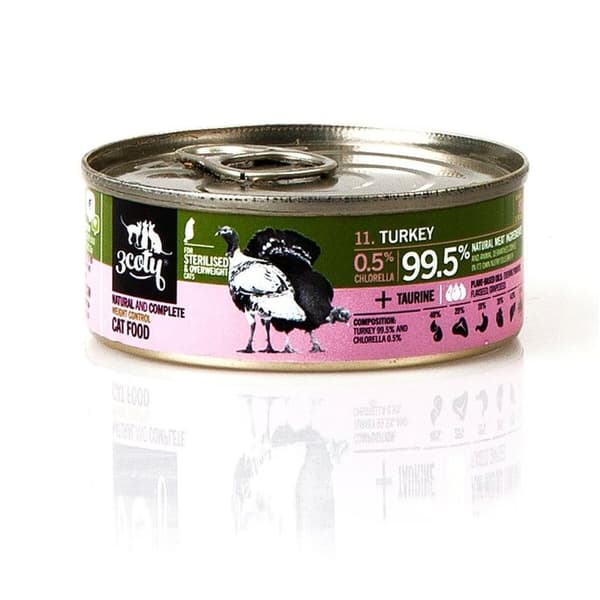 Kattmat 3COTY Kalkon 80 g