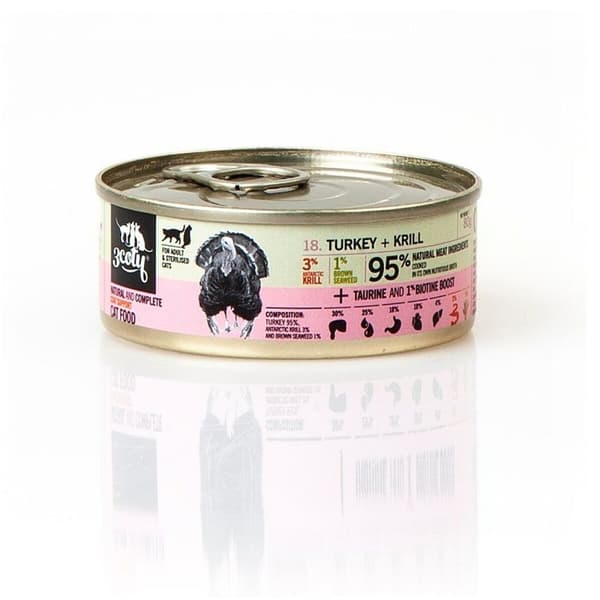 Kattmat 3COTY Kalkon 80 g