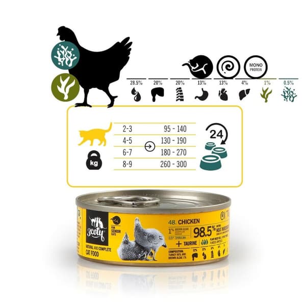Kattmat 3COTY Kyckling 80 g