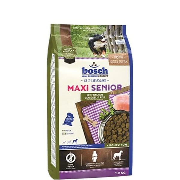Foder BOSCH Maxi Senior Senior Kyckling Ris Fåglar 12,5 Kg 12,7 KG