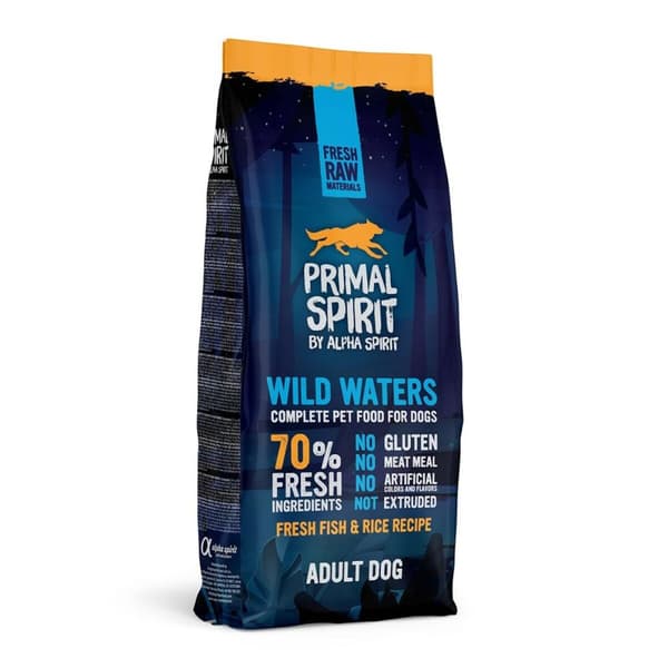 Foder Primal Spirit Wild Waters Fisk 12 kg Vuxen 12,7 KG