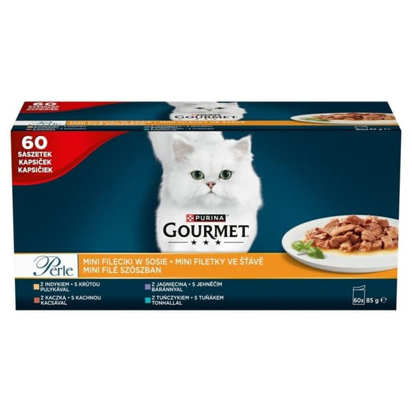 Kissanruoka Purina Gourmet Perle Mini 60 x 85 g