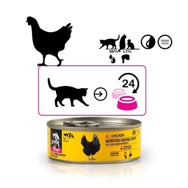 Kissanruoka 3COTY Kana 75 g