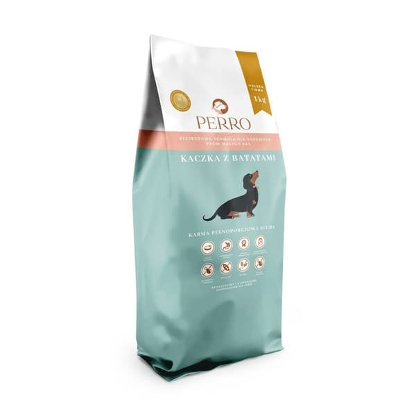 Rehu PERRO Duck with sweet potatoes Small breeds Ankka 1 kg Aikuinen