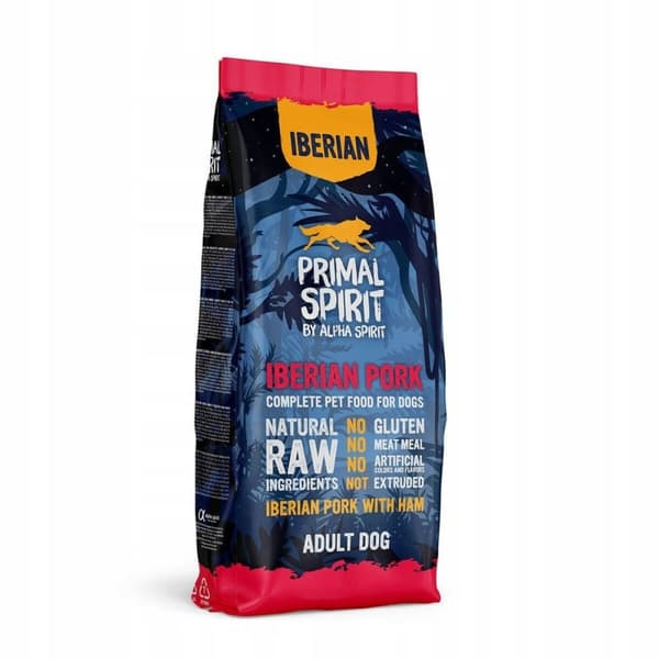 Rehu Primal Spirit PRIMAL SPIRIT Iberian 70% Jamón de Cerdo Possu 12 kg Aikuinen 12,7 KG