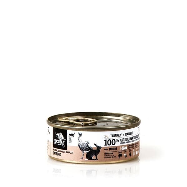 Kattmat 3COTY Kalkon 80 g
