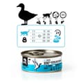 Miniatyrbild 9 av 9: Kattmat 3COTY Anka 80 g