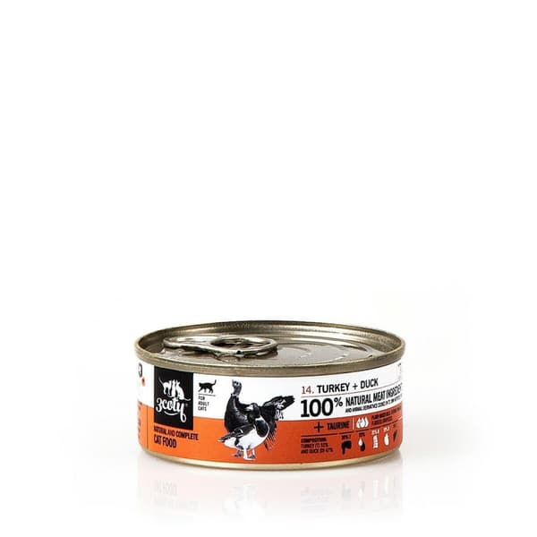 Kattmat 3COTY Kalkon 80 g