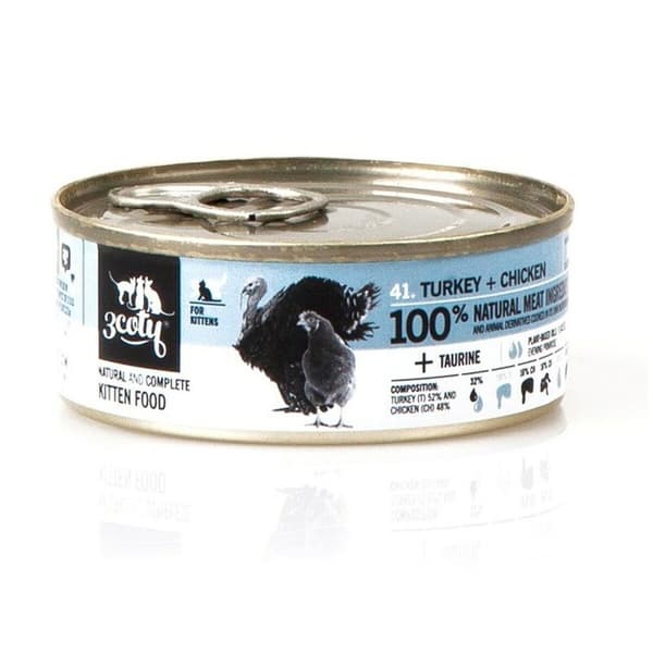 Kattmat 3COTY Kalkon 80 g