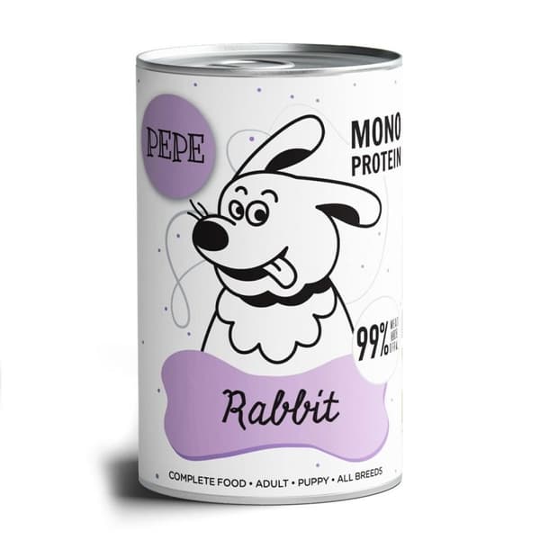 Våt mat Paka Zwierzaka Pepe Rabbit Kanin 400 g