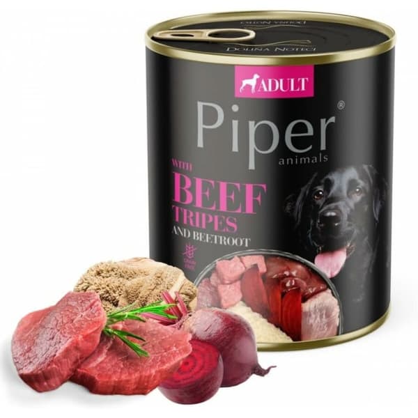 Våt mat Dolina Noteci Piper Animals Oxe 800 g