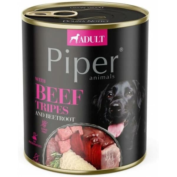 Våt mat Dolina Noteci Piper Animals Oxe 800 g