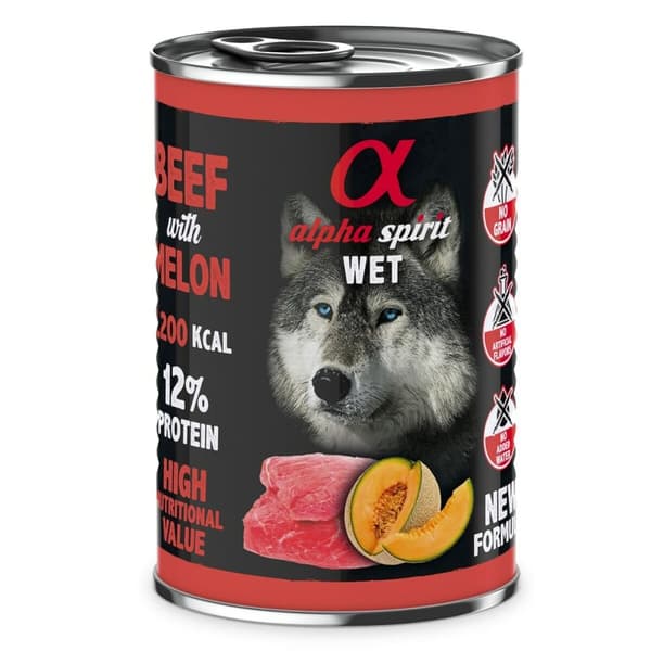Våd mad Alpha Spirit ALPHA SPIRIT WET Bœuf au melon Beef 400 g