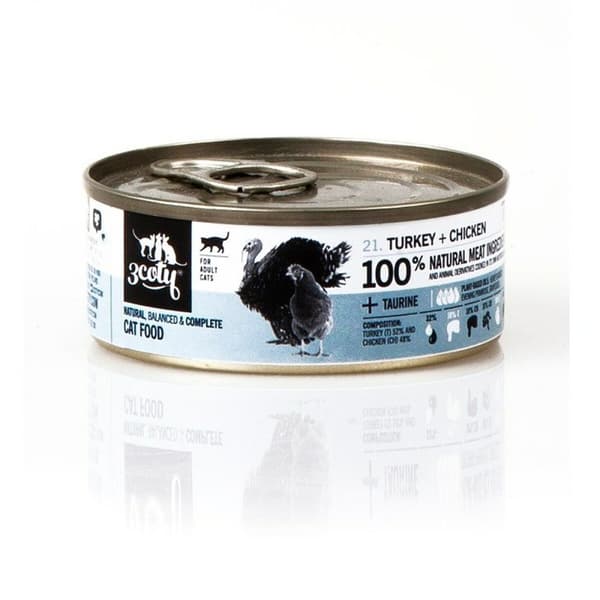 Kissanruoka 3COTY Turkki 80 g