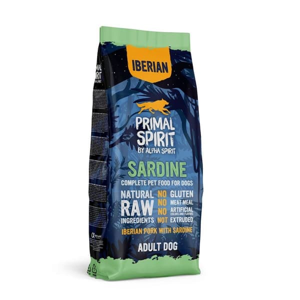 Rehu Primal Spirit Iberian Sardine Kala 12 kg Aikuinen 12,7 KG