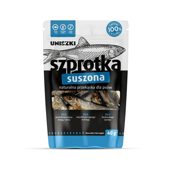Hundgodis Uniszki Espadín seco 40 g Fisk