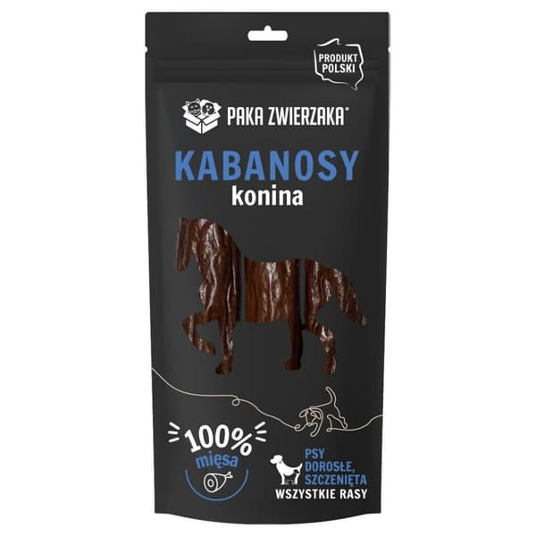 Hundesnack Paka Zwierzaka Sausages Horse 80 g Hest