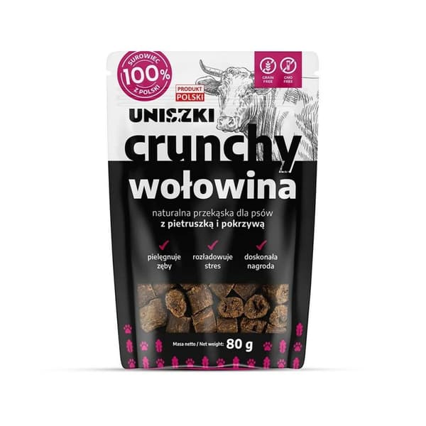 Koiran makupala Uniszki Crunchy Ternera con Perejil y Ortiga Pihvi 80 g