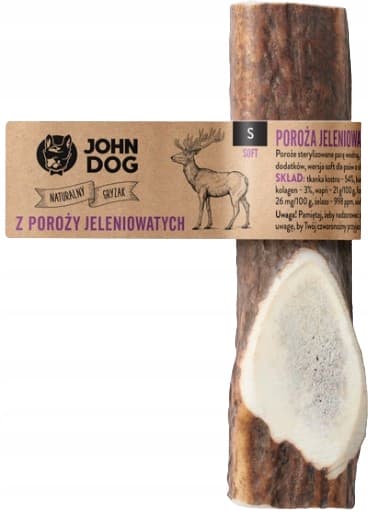 LUONNOLLINEN PEURANSARVISTA TEKOINEN PURUNALU KOIRILLE PEHMEÄ S John Dog noin 9 cm