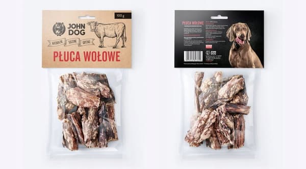 TORRADE TUGGBITAR SKATT FÖR HUNDAR OCH NÖTLUNGOR John Dog 100 g