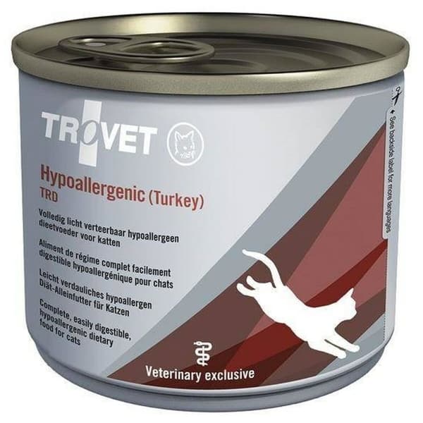 Kattemad Trovet Hypoallergenic TRD Kalkun 200 g