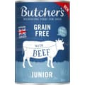 Miniatyrbild 3 av 3: Våt mat Butcher's Original Junior Mega pack mix Kyckling 6 x 400 g