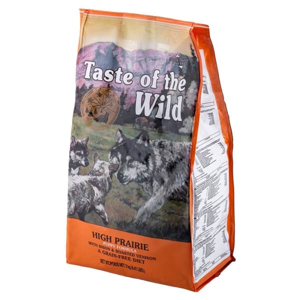 Foder Taste Of The Wild High Prairie Puppy Barn/junior Kalvkött Lamm 2 Kg
