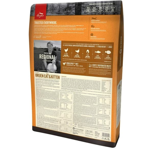 Kattmat Orijen Cat & Kitten Kyckling Kalkon 5,4 kg
