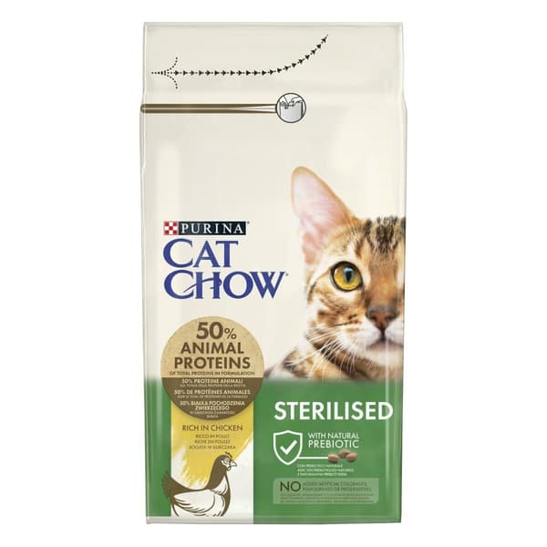 Kattmat Purina CAT CHOW STERILISED Vuxen Kyckling 1,5 Kg