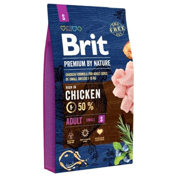 Foder Brit Premium By Nature Adult Vuxen Äpple Kyckling Majs 8 kg