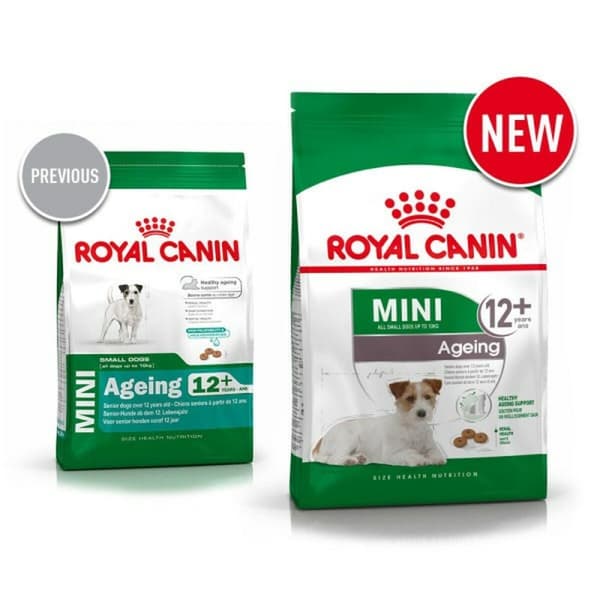 Foder Royal Canin Mini Ageing 12+ Vuxen Senior Fåglar 3,5 g