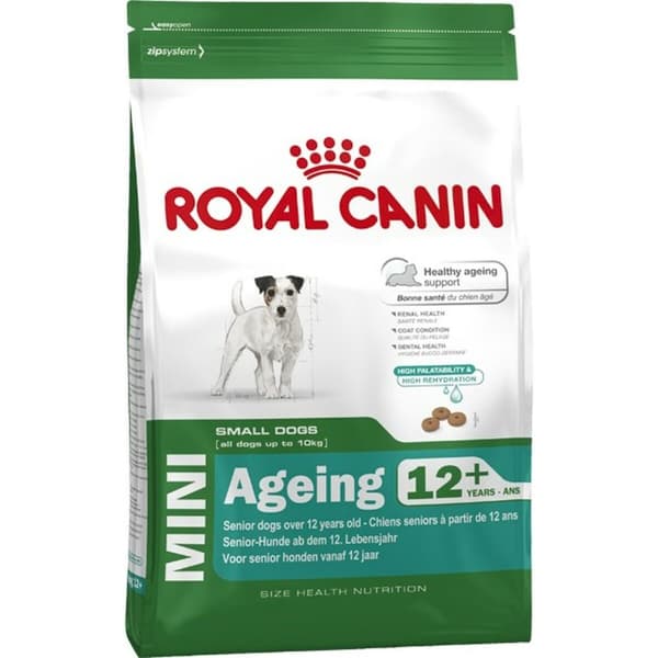 Foder Royal Canin Mini Ageing 12+ Vuxen Senior Fåglar 3,5 g